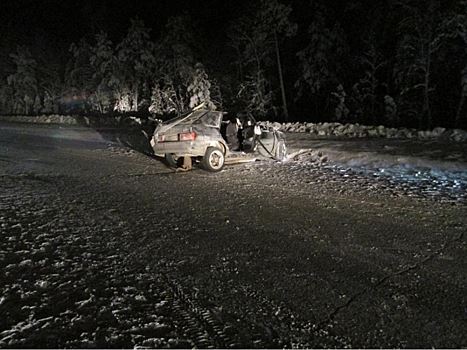 В ДТП под Симом Челябинской области погиб водитель ВАЗа